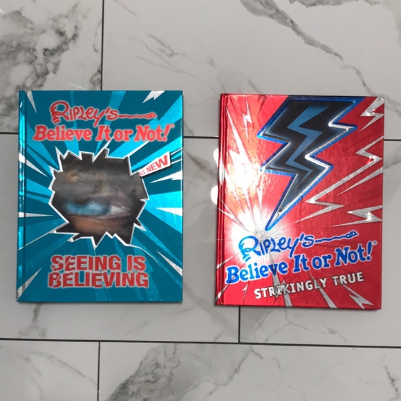 Ripley’s believe it or not books vol 6 & 8 seeing is believing & strikingly true - Picture 1 of 13